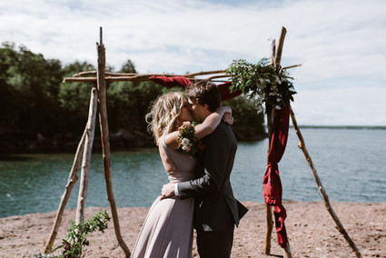Lake Superior sailboat elopement ideas
