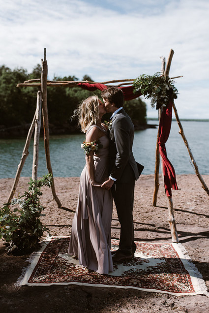 Lake Superior sailboat elopement ideas Inspiration