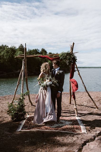 Lake Superior sailboat elopement ideas Inspiration