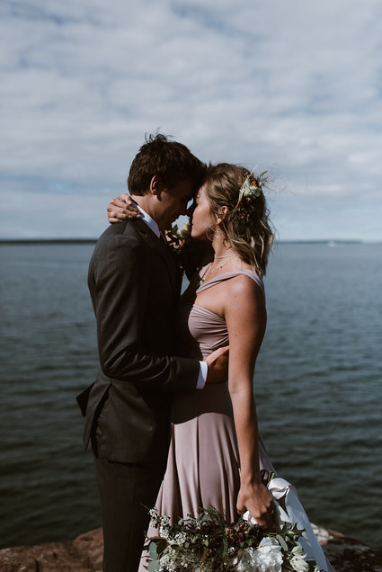 Lake Superior sailboat elopement ideas Inspiration
