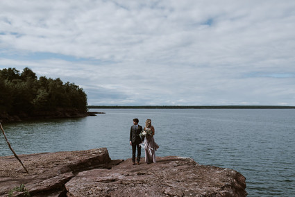 Lake Superior sailboat elopement ideas Inspiration