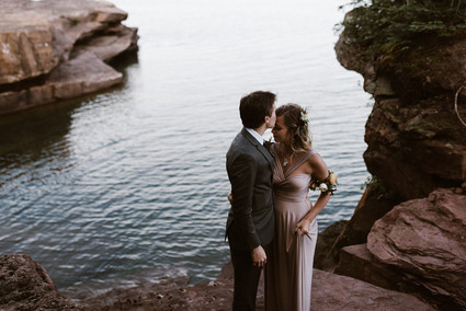 Lake Superior sailboat elopement ideas Inspiration