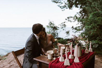 Lake Superior sailboat elopement ideas Inspiration