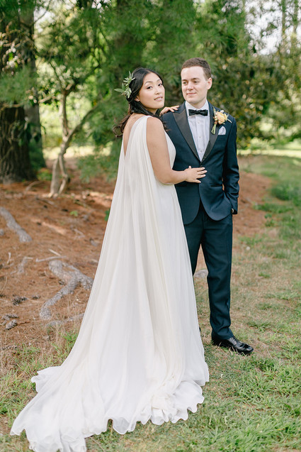 grecian wedding gown by Alexandra Grecco