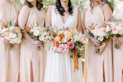 elegant pastel fall wedding at Tyler Arboretum in Philadelphia