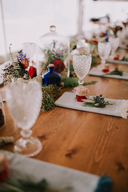 Moody fall barn wedding in Maine Inspiration