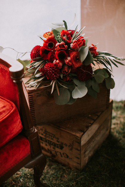 Moody fall barn wedding in Maine Inspiration