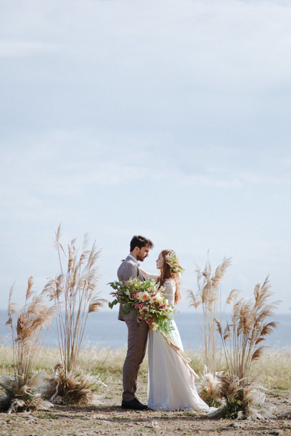 Romantic boho fall Apulia elopement Inspiration