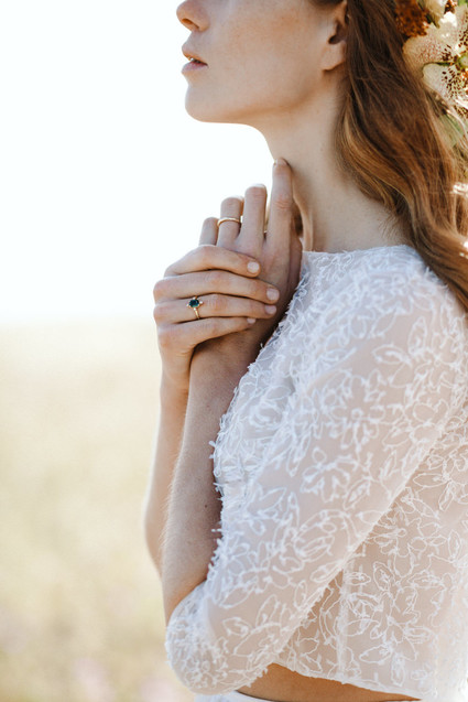 Romantic boho fall Apulia elopement Inspiration