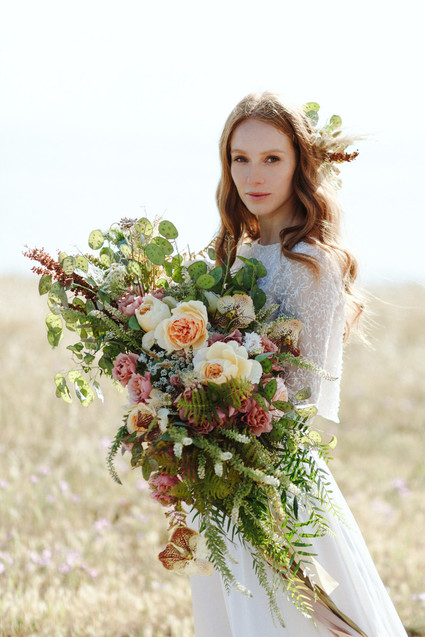 Romantic boho fall Apulia elopement Inspiration