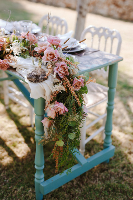 Romantic boho fall Apulia elopement Inspiration