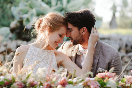 Romantic boho fall Apulia elopement