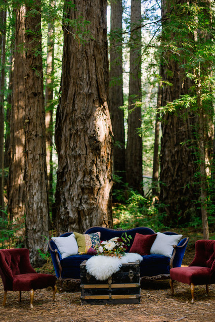 Rustic fall forest wedding at Santa Lucia Preserve in Carmel