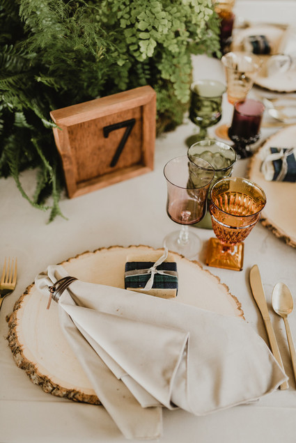 Rustic winter wedding in Oak Glen, CA