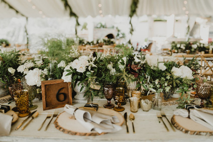 Rustic winter wedding in Oak Glen, CA