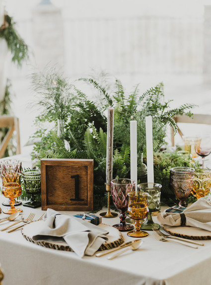 Rustic winter wedding in Oak Glen, CA