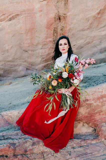 Dia de los Muertos inspired anniversary shoot Inspiration