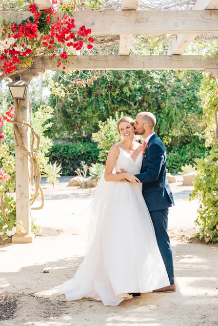 Colorful wedding at the Santa Barbara Historical Museum