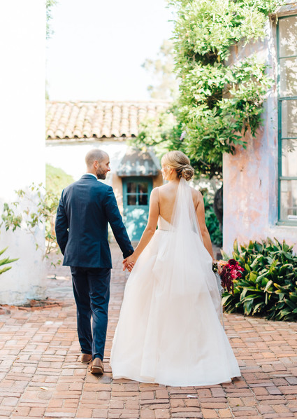 Colorful wedding at the Santa Barbara Historical Museum