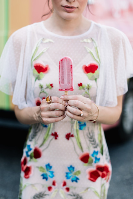 Bright whimsical engagement photos in Philadelphia