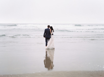 pastel seaside wedding inspiration on the Oregon Coast