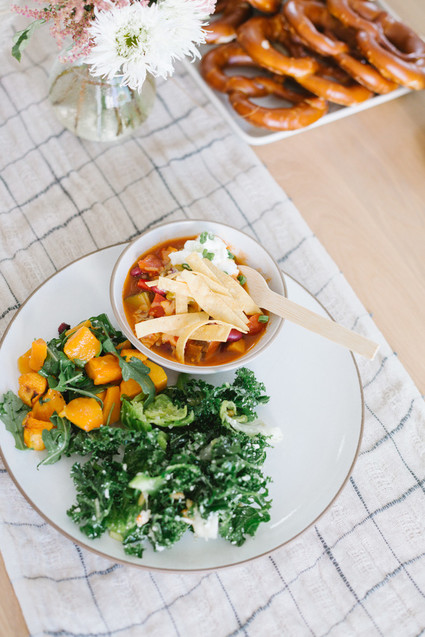 Feminine fall Moon themed 1st birthday party on 100 Layer Cakelet