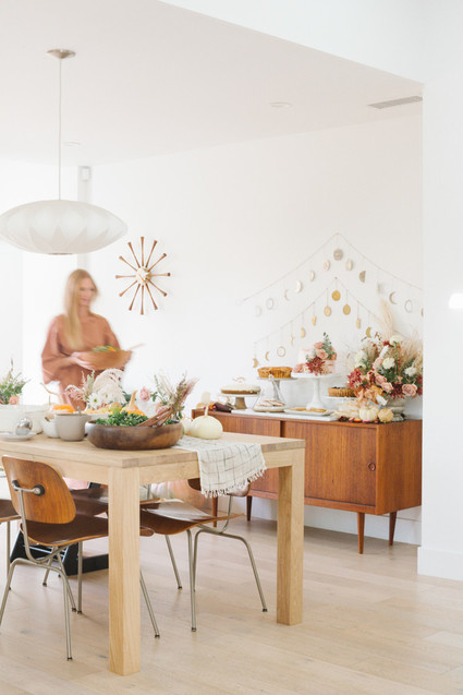 Feminine fall Moon themed 1st birthday party on 100 Layer Cakelet