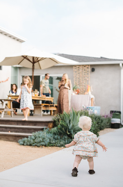 Feminine fall Moon themed 1st birthday party on 100 Layer Cakelet