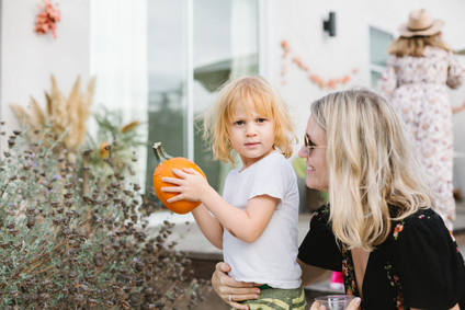 Feminine fall Moon themed 1st birthday party on 100 Layer Cakelet