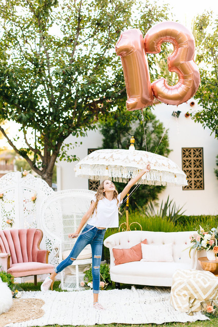 Unique feminine girlfriends 13th birthday party Inspiration