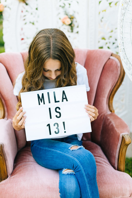 Unique feminine girlfriends 13th birthday party