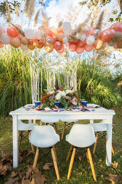 Friendsgiving themed girl's party