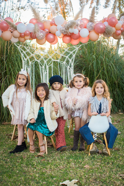 Friendsgiving themed girl's party Inspiration