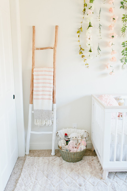 Floral boho girl's nursery