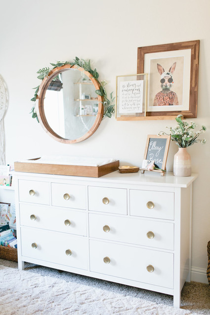 Floral boho girl's nursery