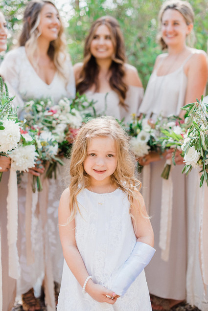 modern macrame backyard wedding in Oceanside Inspiration