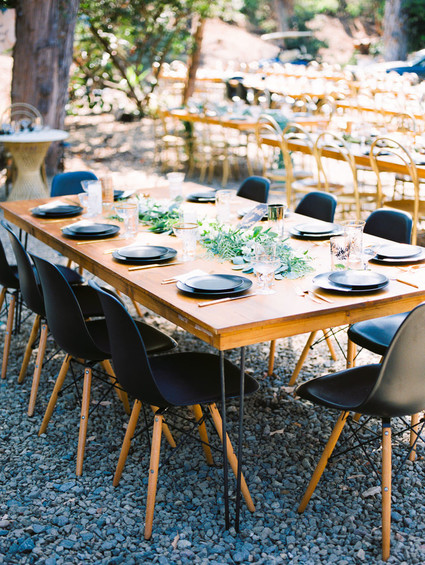 modern macrame backyard wedding in Oceanside Inspiration