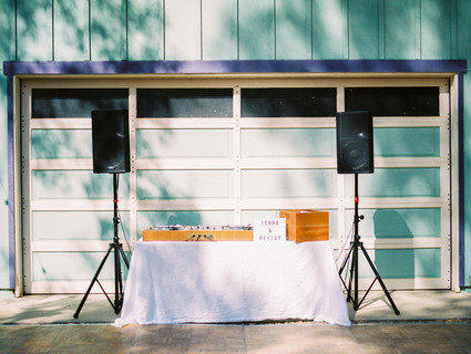 modern macrame backyard wedding in Oceanside Inspiration