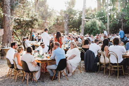 modern macrame backyard wedding in Oceanside Inspiration