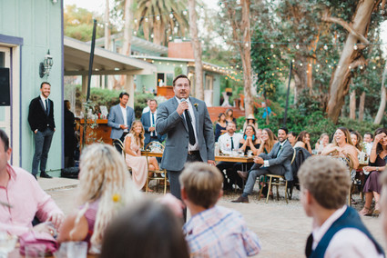 modern macrame backyard wedding in Oceanside Inspiration