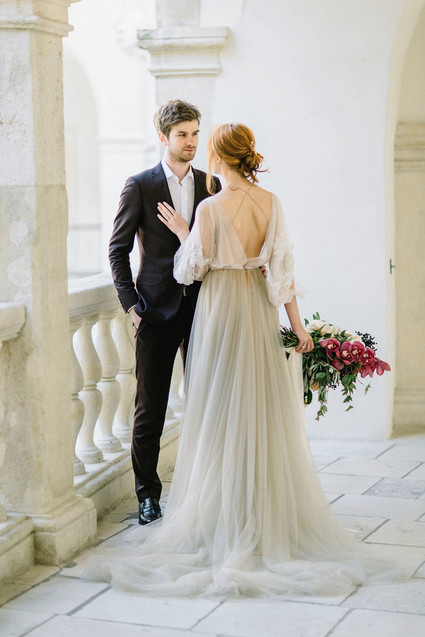 Autumn castle wedding in Poland on 100 Layer Cake Inspiration