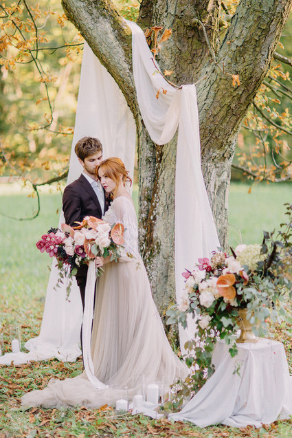 Autumn castle wedding in Poland on 100 Layer Cake Inspiration