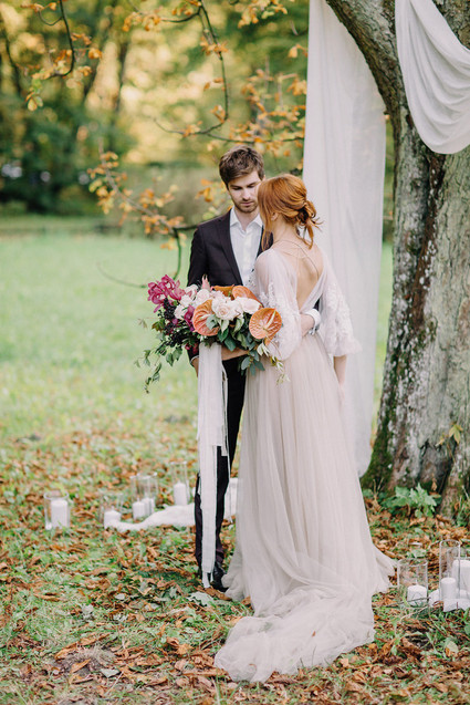 Autumn castle wedding in Poland on 100 Layer Cake Inspiration