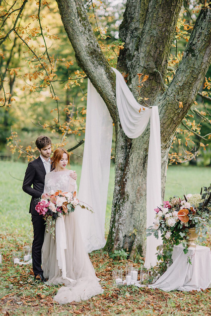 Autumn castle wedding in Poland on 100 Layer Cake Inspiration
