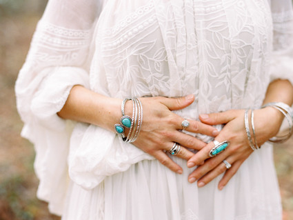 Floral fall forest elopement