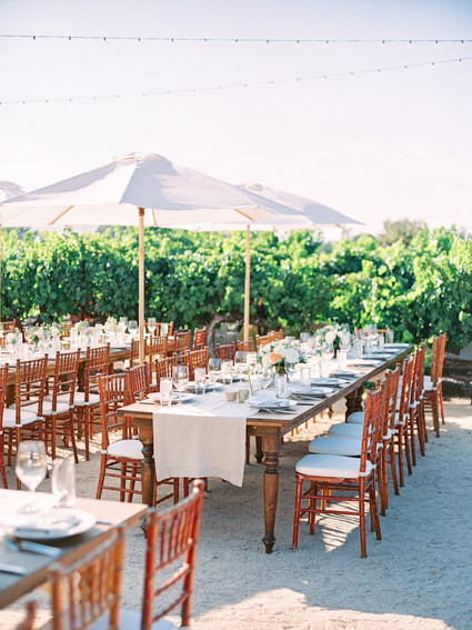Romantic DIY Napa Valley wedding at Brix Restaurant