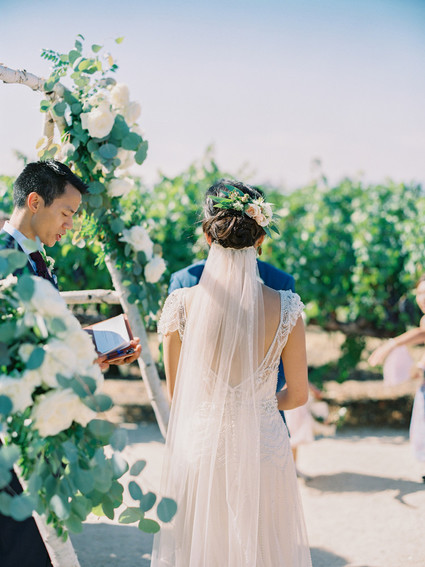 Romantic DIY Napa Valley wedding at Brix Restaurant