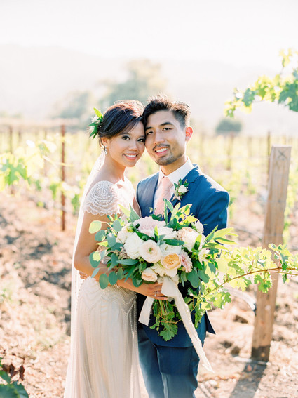 Romantic DIY Napa Valley wedding at Brix Restaurant
