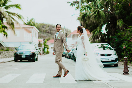 St Barth's destination wedding at Eden Rock