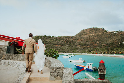 St Barth's destination wedding at Eden Rock